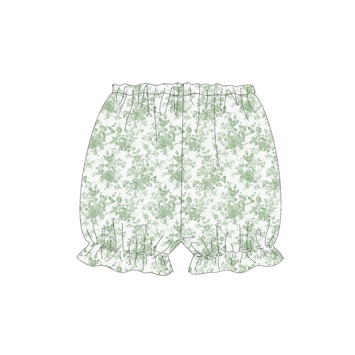 RTS BLOOMER ONLY Sage Toile