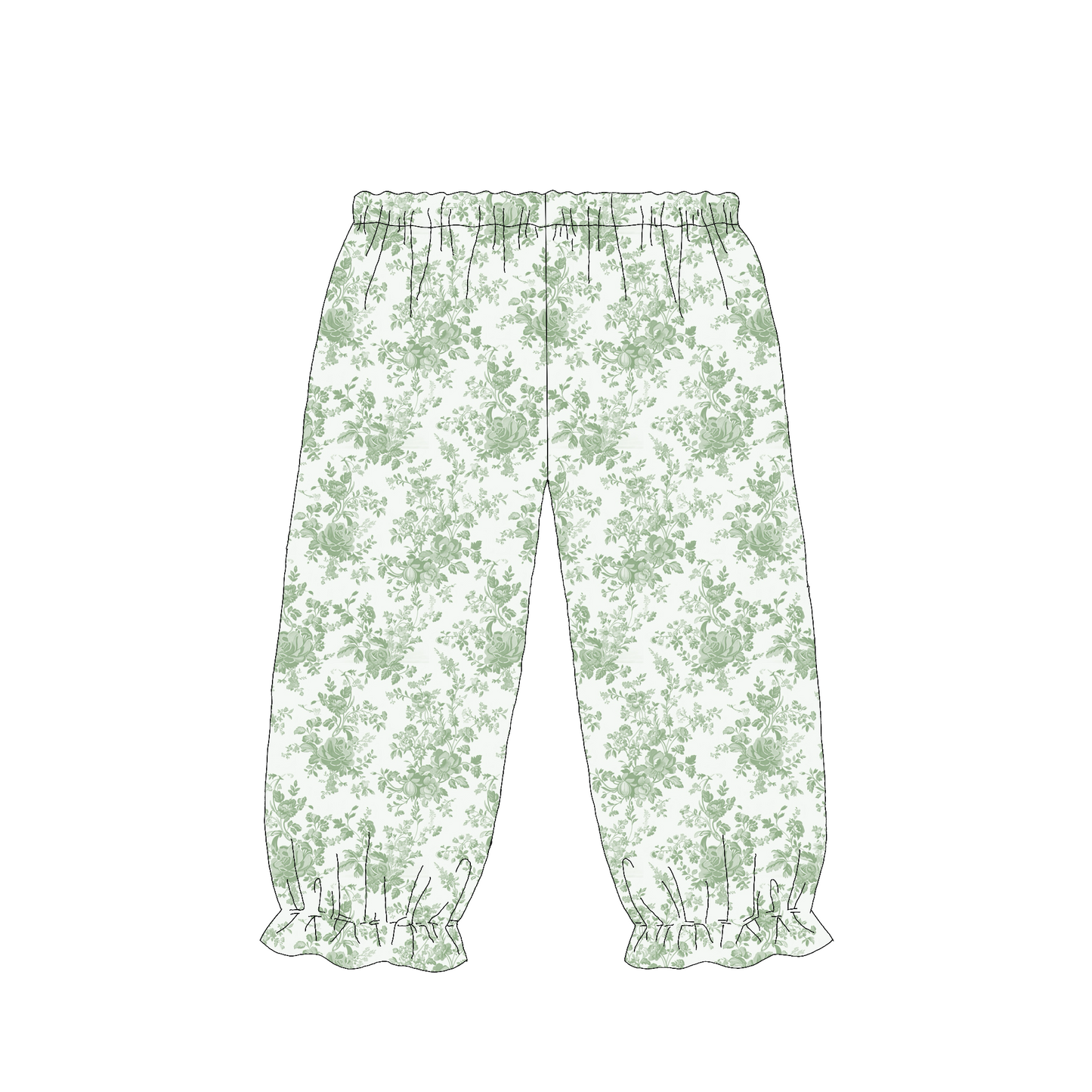 RTS PANT ONLY Sage Toile
