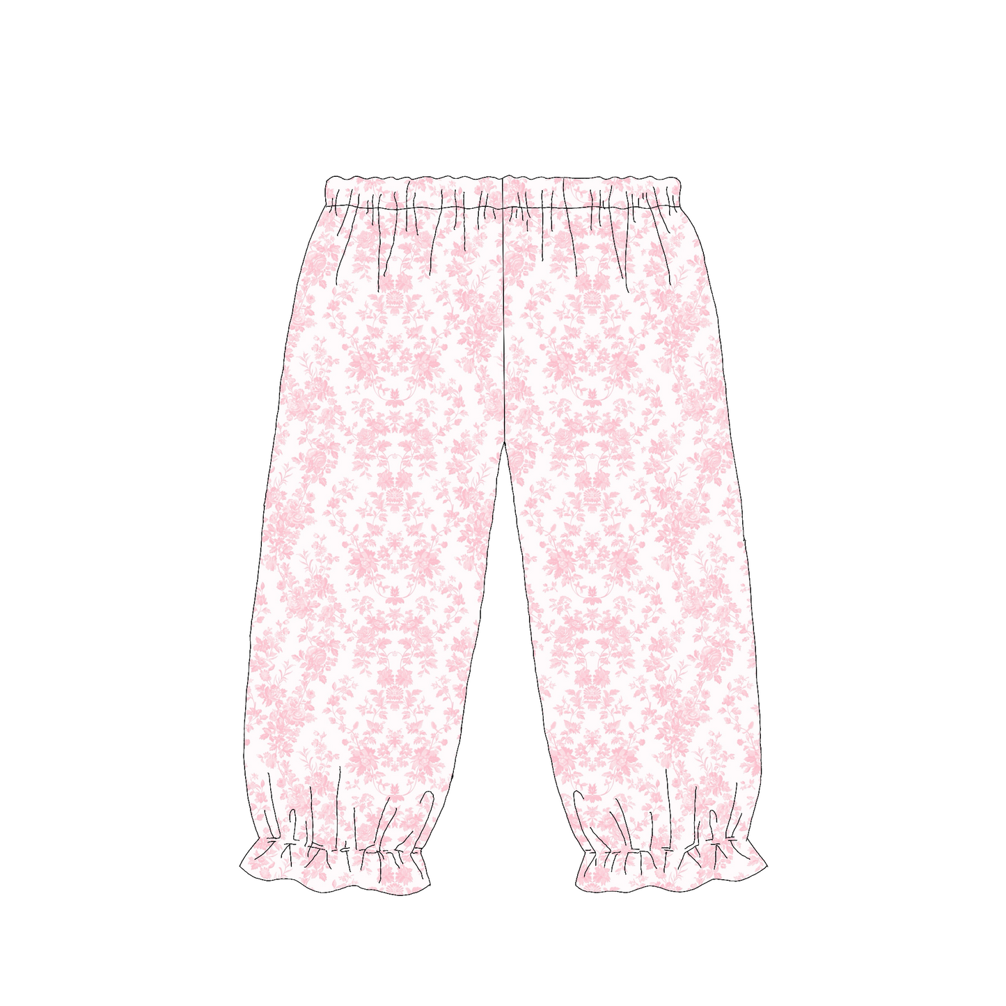RTS PANT ONLY Pink Toile