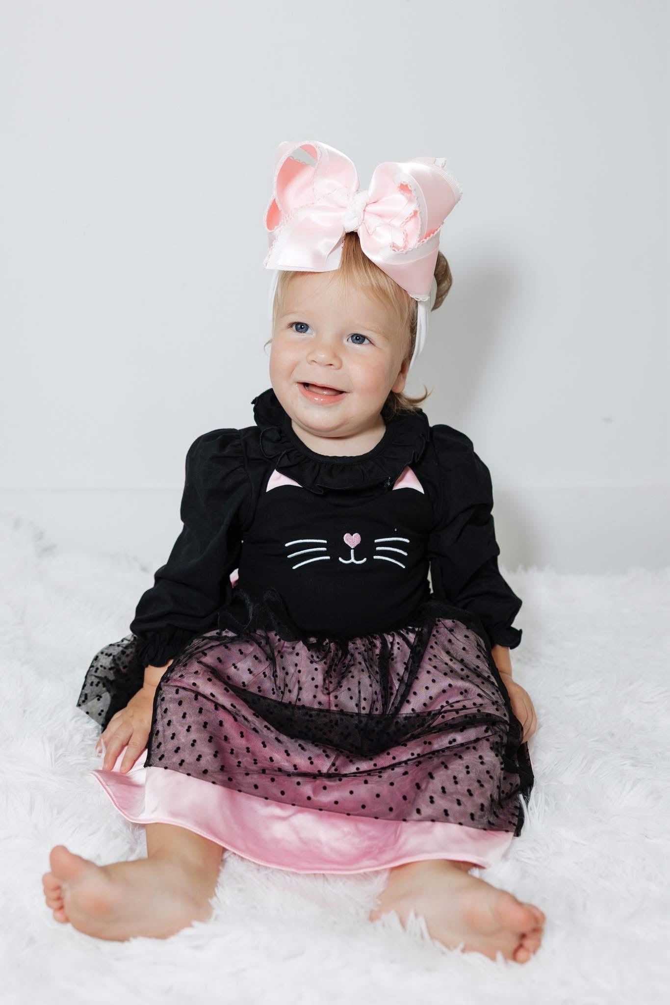 RTS Black Cat Diaper Set