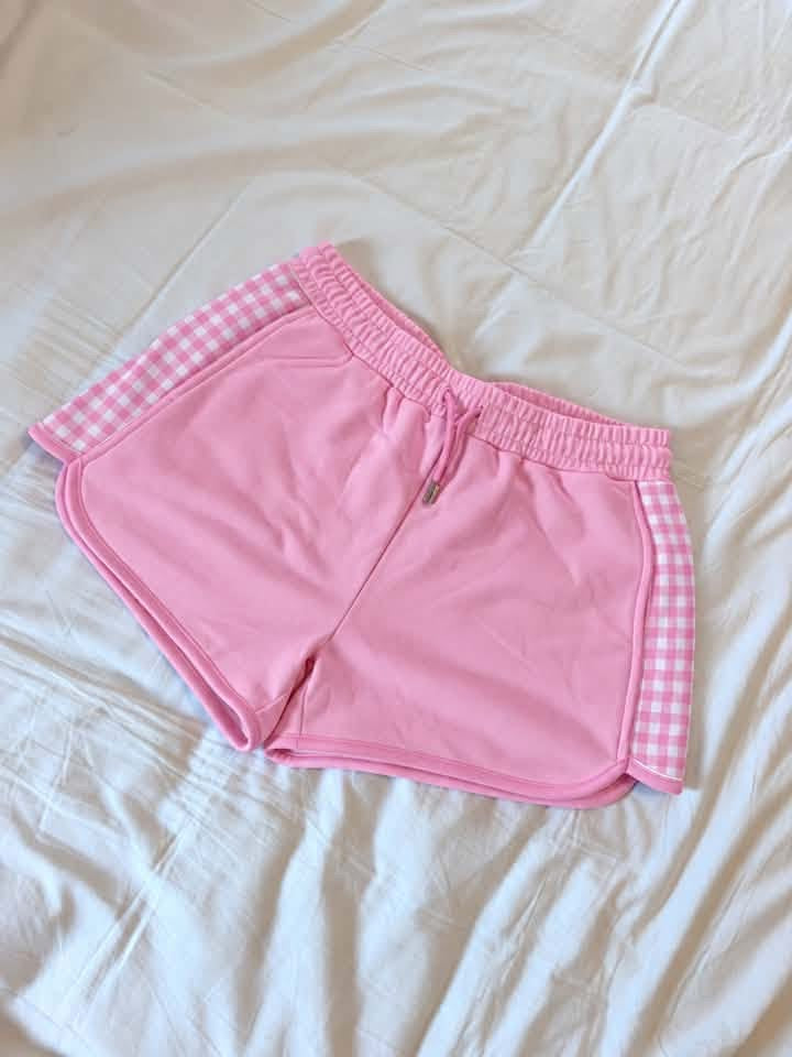 PO 42: Pink Gingham Matching Shorts (November TAT)