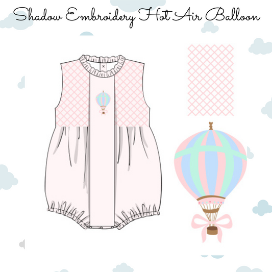 RTS Hand Embroidered Hot Air Balloon Bubble