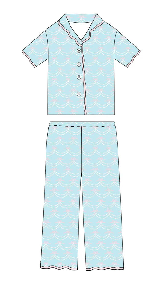 RTS Little Blue Smocks Mom Match